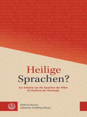 cover image of Heilige Sprachen?